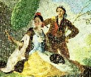 Francisco de Goya the parasol Sweden oil painting artist